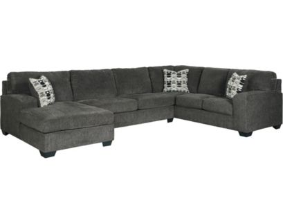 Ashley Ballinasloe Smoke 3-Piece Sectional