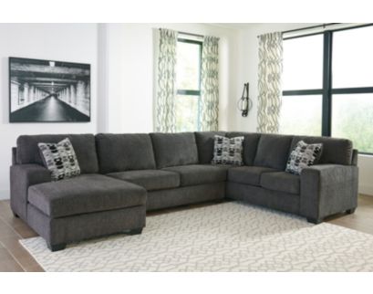 Ashley Ballinasloe Smoke 3-Piece Sectional