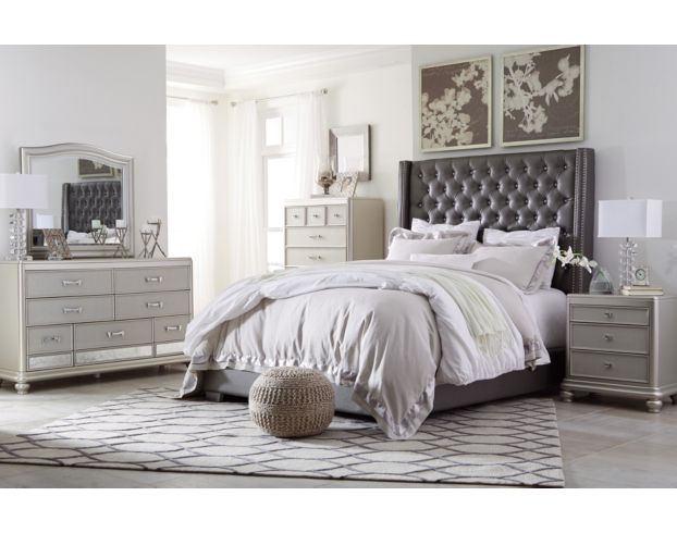 Ashley Coralayne Queen Bedroom Set large image number 1