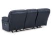 Ashley Leesworth Blue Leather Power Reclining Sofa small image number 8