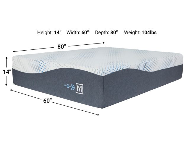 Ashley Gel Memory Foam  Hybrid Queen Mattress in a Box large image number 6