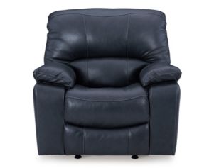 Ashley Leesworth Blue Leather Power Recliner