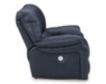 Ashley Leesworth Blue Leather Power Recliner small image number 5