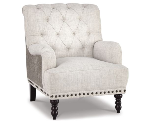 Ashley Tartonelle Ivory/Taupe Accent Chair large image number 1
