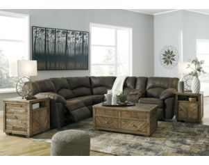 Ashley Tambo Brown 2-Piece Reclining Sectional