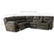 Ashley Tambo Brown 2-Piece Reclining Sectional small image number 4