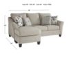 Ashley Abney Sofa Chaise small image number 4