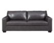 Ashley Morelos Gray Leather Sofa small image number 1