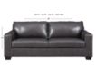 Ashley Morelos Gray Leather Sofa small image number 9
