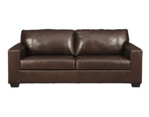 Ashley Morelos Chocolate Leather Sofa