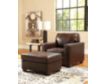 Ashley Morelos Chocolate Leather Chair small image number 2