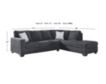 Ashley Altari Slate 2-Piece Sectional with Right Chaise small image number 3