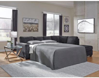 Ashley Altari Slate 2-Piece Sleeper Sectional