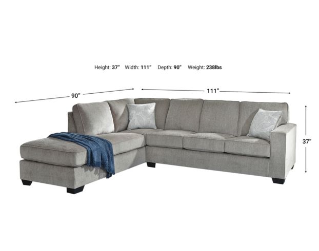 Altari two piece sectional with deals chaise