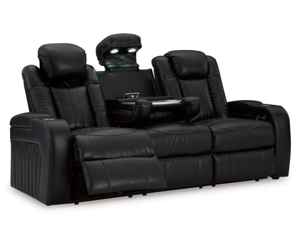 Ashley Caveman Den Power Reclining Sofa with Drop-Down Console large image number 3