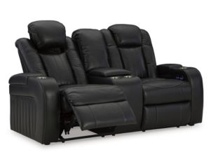 Ashley Caveman Den Power Reclining Loveseat with Console