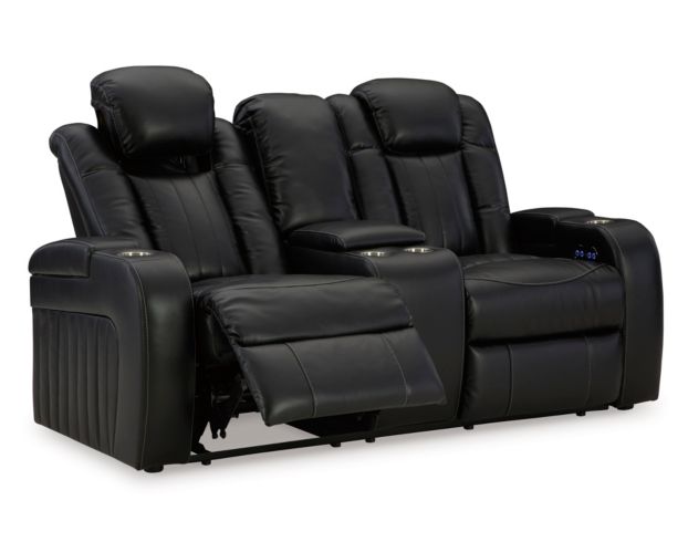 Ashley Caveman Den Power Reclining Loveseat with Console large image number 2