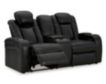 Ashley Caveman Den Power Reclining Loveseat with Console small image number 2