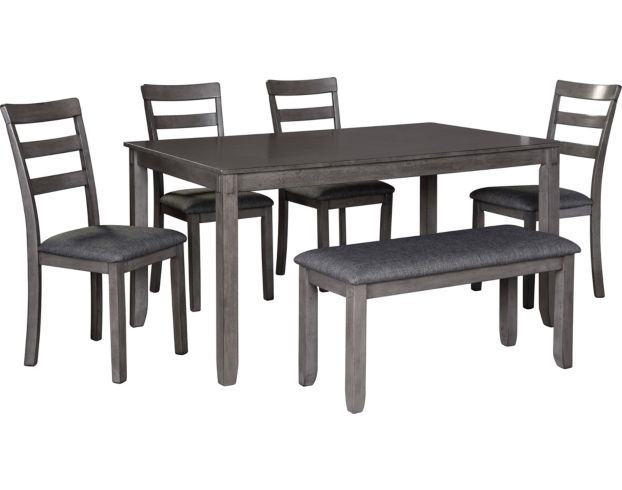 6 piece dining online set grey