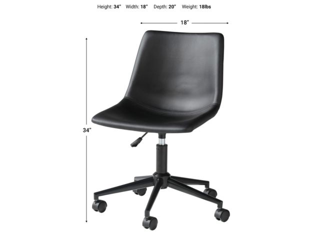Ashley H200 Collection Desk Chair large image number 3