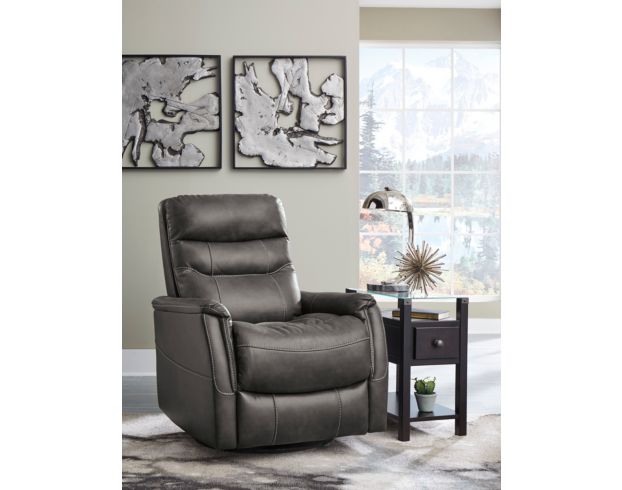 Ashley bronwyn best sale swivel glider recliner