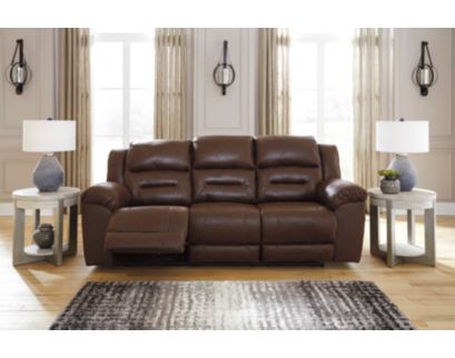 Ashley Stoneland Brown Reclining Sofa