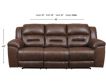 Ashley Stoneland Brown Reclining Sofa small image number 4