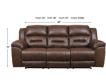 Ashley Stoneland Brown Power Reclining Sofa small image number 4