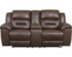 Ashley Stoneland Brown Reclining Console Loveseat small image number 1