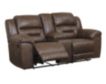 Ashley Stoneland Brown Reclining Console Loveseat small image number 3