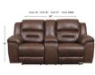 Ashley Stoneland Brown Reclining Console Loveseat small image number 5