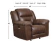 Ashley Stoneland Brown Power Rocker Recliner small image number 4