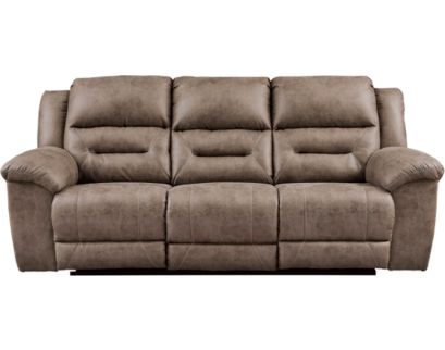 Ashley Stoneland Fossil Reclining Sofa