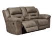 Ashley Stoneland Fossil Reclining Console Loveseat small image number 3
