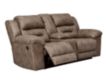 Ashley Stoneland Fossil Reclining Console Loveseat small image number 3