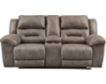 Ashley Stoneland Fossil Power Reclining Loveseat small image number 1