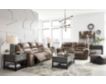 Ashley Stoneland Fossil Power Reclining Loveseat small image number 2