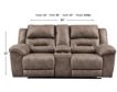 Ashley Stoneland Fossil Power Reclining Loveseat small image number 5