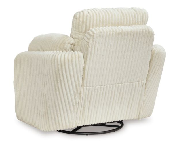 Ashley Tie-Breaker Ivory Swivel Glider Recliner large image number 6