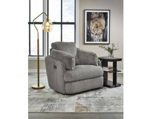 Ashley Tie-Breaker Fog Swivel Glider Recliner