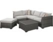 Ashley Cherry Point Sectional with Ottoman and Table small image number 1