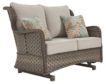 Ashley Clear Ridge Loveseat Glider small image number 1