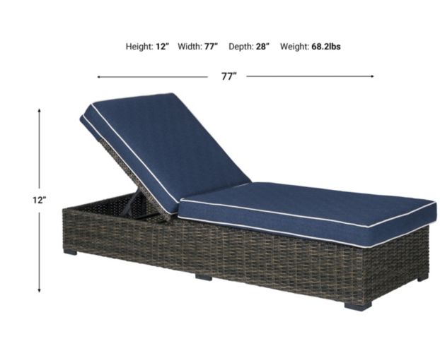 Ashley Grasson Lane Outdoor Chaise Lounge large image number 4