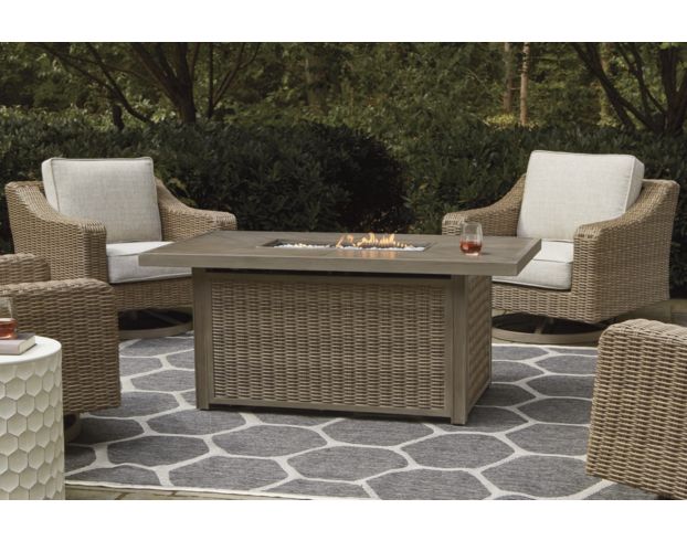Ashley Beachcroft 791 Rectangle Fire Pit large image number 2