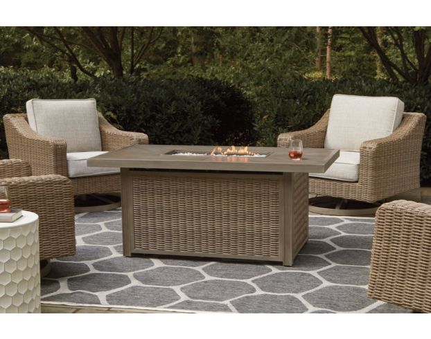 Ashley Beachcroft 791 Rectangle Fire Pit large image number 2