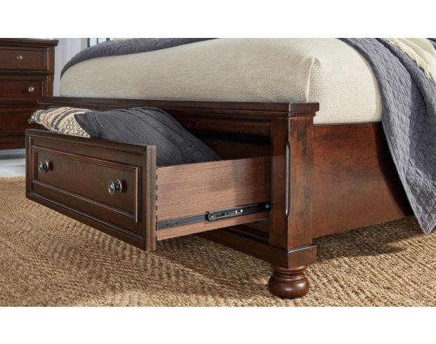 Ashley Porter Sleigh Queen Storage Bed large image number 8