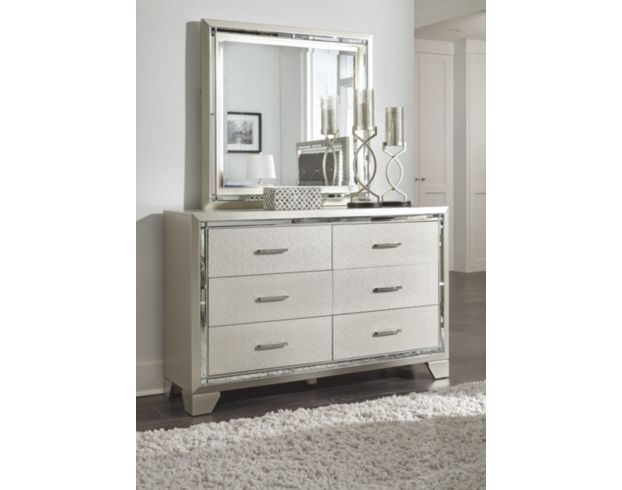 Ashley Lonnix Dresser with Mirror large image number 2