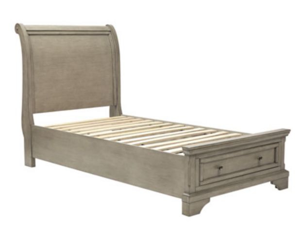 Ashley Lettner Twin Sleigh Storage Bed large image number 1