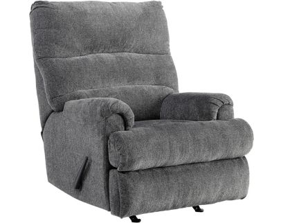 Ashley Manfort Gray Rocker Recliner