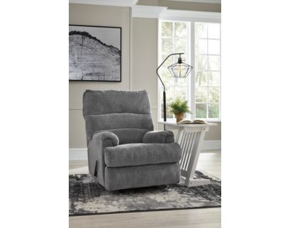 Ashley Manfort Gray Rocker Recliner